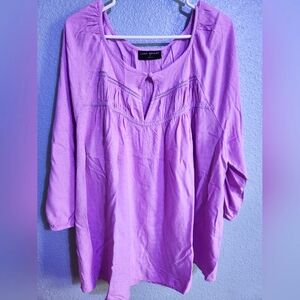 Lane Bryant peasant top